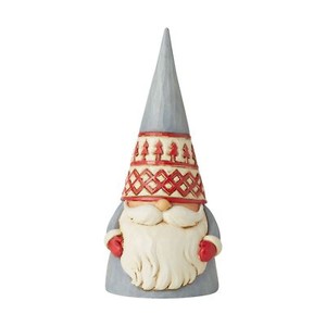 Enesco Jim Shore Heartwood Creek Nordic Noel Gnome God Jul Figurine 6.1 Inch