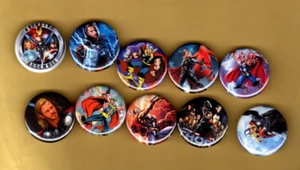 THOR Set di 10 spille con bottoni da 1,25" - Foto 1 di 1