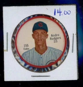 1962 Salada Coins #155 Andre Rodgers SS Cubs LOOK! - Picture 1 of 2