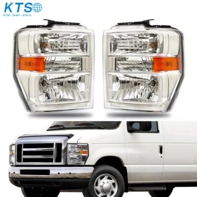 Faro faro sin bombilla para Ford Econoline Van E150 E250 E350 E450 2008-2014 Foto 1 de 4