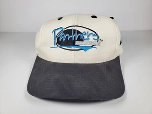 Vintage Carolina Panthers Snapback Hat Cap Logo 7 Seven NFL Hat Football Hat Cap - Picture 1 of 12