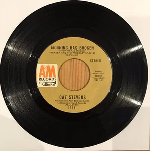 Cat Stevens – Morning Has Broken / I Want To Live In A Wigwam A&M Records – 1335 - Picture 1 of 4