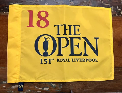 2023 British Open Flag BRAND NEW With Tube - Royal Liverpool - 151st Open! Cover