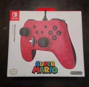 Nintendo Switch Super Mario PowerA Wireless Controller -NEW STOCK - Picture 1 of 2