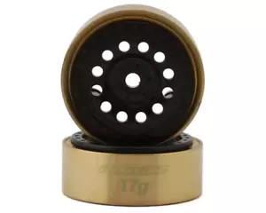 Pro-Line PRO2812-00 Rock Shooter 1.0" Brass Crawler Wheels (Black)(2) - Picture 1 of 1