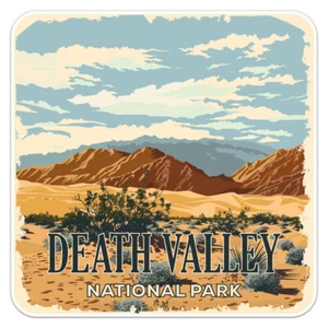 Vintage Death Valley National Park Car Bumper Sticker Vinyl Decal - Picture 1 of 6