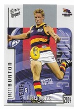 2004 afl SELECT CONQUEST ADELAIDE CROWS BRETT BURTON # 70 CARD 