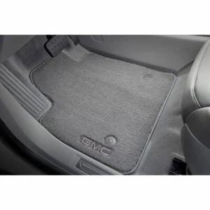 2017-2022 GMC Acadia Front & 2nd Row Premium Carpet Floor Mats Dark Ash Gray OEM - Picture 1 of 6