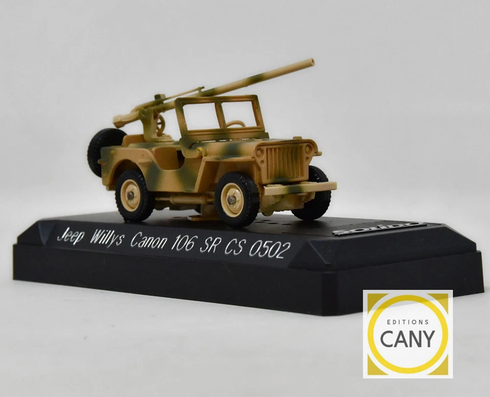 Veicolo Militare Jeep Willys Canon Di 106 Limitata e Numerata - Verem - 1/50 - Immagine 1 di 4
