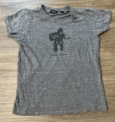 Joshua Radin T-shirt Gray Women Medium Silhouette with Guitar - Image 1 of 4