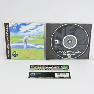 Neo Geo CD TOP PLAYER'S GOLF Players Spine * 2091 nc - Image 1 of 4
