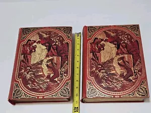 The Holy Bible Gustave Dore Illustrated 2 Volumes Italian 1897/1906 Milano READ - Picture 1 of 22