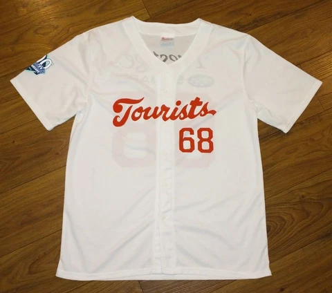 NEW Asheville Tourists Retro 1968 SGA Stadium Giveaway Baseball Jersey L 100th Cover