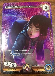 2022 Alpha Clash TCG Kickstarter PROMO - Haven, Hiding in Plain Sight 51 Holo NM - Picture 1 of 2