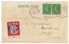 England British Philatelic Exhibition Postcard & Label 1948 To Haifa Palestine