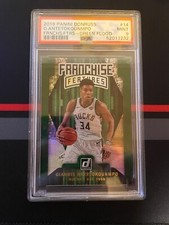 2019 Donruss Franchise Features Green Flood Giannis PSA 9, Only 2 in the World!