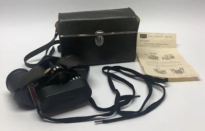 Vintage Sears Discoverer Binoculars Model 6271 7x35mm Extra Wide Angle & Case - Image 1 of 4