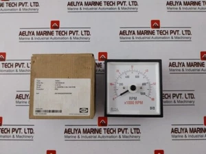 DEIF DQ96-C Analog Panel RPM Meter 0-1000RPM/0-60X 1000 RPM 110110908 IP52 - Picture 1 of 15