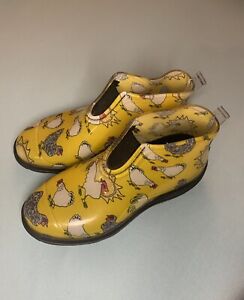 Size 8 Sloggers With Chickens Rain Garden Clogs Waterproof