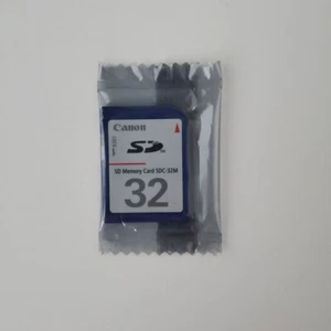 Canon SDC 32M 32GB Secure Digital Memory Card for Power Shot Cameras NEW Sealed - Picture 1 of 4