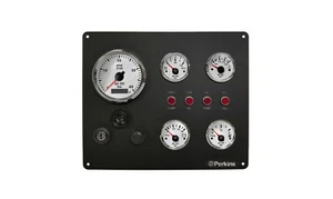 Perkins Engine Marine Instrument Panel Pre Wired USA Made VDO/ Faria - Picture 1 of 3