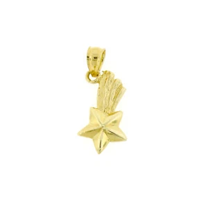 Dije celestial estrella fugaz oro 14K - Imagen 1 de 2