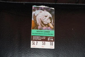 1978 VMI AT GEORGIA COLLEGE FOOTBALL TICKET STUB   - Picture 1 of 2