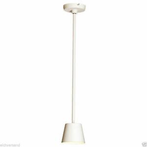 IKEA LED-Hängeleuchte TISDAG weiße Teleskop-Hängelampe - 107-154 cm - 300 Lumen