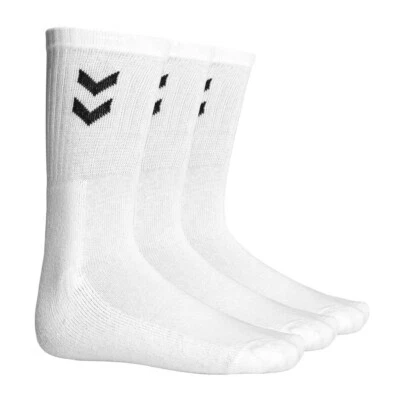 HUMMEL 3-pack de Calcetines Básicos en Blanco TALLA UK 3-6, EU 36-40 NUEVO Foto 1 de 4