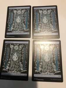 x4 Island - #268 - ONE - Phyrexian NM - MTG Magic the Gathering, 4 blue full art - Picture 1 of 4