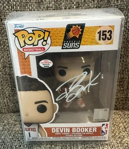 Holograma de la NBA Funko Pop Phoenix Suns firmado por Devin Booker con certificado de autenticidad - Imagen 1 de 4