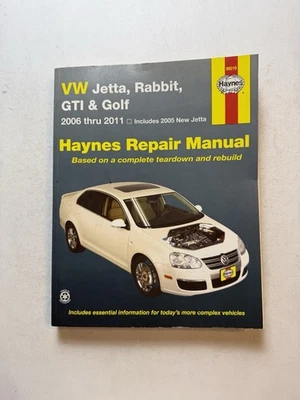 VW Jetta GTI 2006-2011 Shop Service Repair Manual Wiring Diagrams Engine Guide - Image 1 of 4