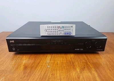 JVC RX-D202B Digital Amplifier A/V Hybrid Receiver w Remote Bundle Tested Works - Image 1 of 4