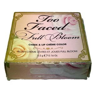 Too Faced Full Bloom Cheek & Lip Color, Tea Rose-0.16 oz.-See Below-RARE-NIB- - Picture 1 of 5
