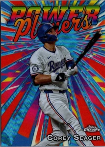 2025 Topps Chrome Power Players #PP8 Corey Seager Texas Rangers - Picture 1 of 2