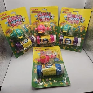 Lot Of Four Vintage Mr. Bubbles Tootsietoy Bubble Bugs 2002 Pink & Green #136 - Picture 1 of 19