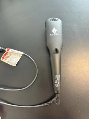 MicroPure Ionic Hair Straightener Brush Model S102 Black - Image 1 of 4