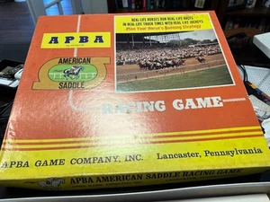 APBA Saddle Racing Board Game - Very Good Condition !! - Picture 1 of 4