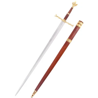 Espada medieval hecha a mano espada Oakeshott Full Tang acero al carbono | lista para la batalla Foto 1 de 4