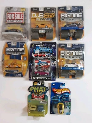 New Die Cast Ford Mustangs Lot 6 Big Time,Muscle Machines,Hot Wheels, Phat (5) - Image 1 of 4