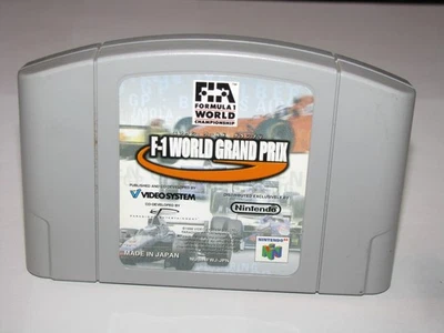 F-1 World Grand Prix F1 Japanese Nintendo 64 N64 Japan import US Seller - Image 1 of 2