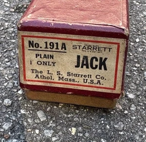 Starrett 191A Little Giant Jack Screw + Box 1-1/2" - 2-1/4" 20 Pitch Threads NOB - Picture 1 of 5