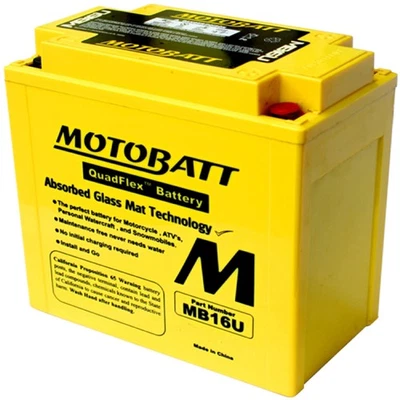 Motobatt Battery For Suzuki VS700GL lntruder 700cc 85-87 YB16B-A YB16B-A1 Foto 1 de 4