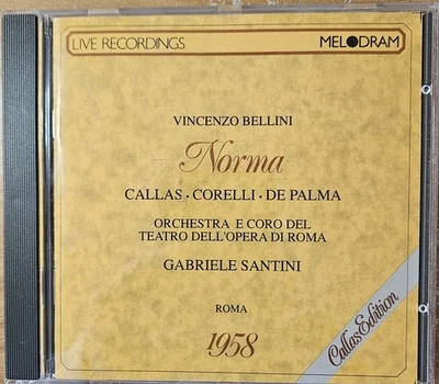 Bellini: Norma (Melodram MEL 16000) Roma 1958 Callas Carelli De Palma - Image 1 of 2