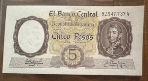 Argentina 1 Peso Banknote Grade UNC - Picture 1 of 2