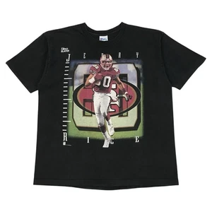 Camisa Jerry Rice Jugador Profesional De Colección Para Hombres XL Negra San Francisco 49ers Niners Años 90 - Imagen 1 de 3