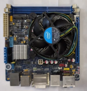 Placa base Intel DH77DF Intel H77 Mini ITX enfriador de CPU sin bisel - Imagen 1 de 2