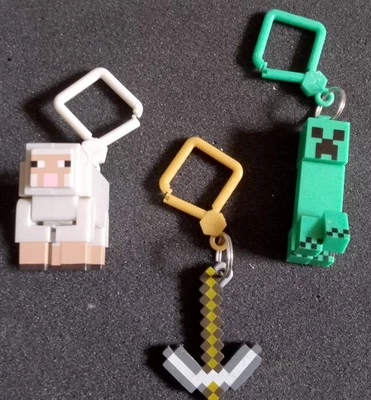 MINECRAFT Llaveros / Etiquetas Bolsa Oveja - Enredadera - Pico 5-6cm Foto 1 de 4