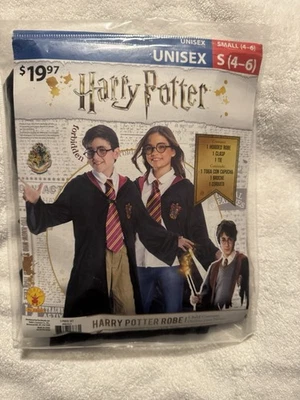 Rubíes Harry Potter Niño Pequeño Disfraz (4-6) Halloween Bata con Capucha Cierre Corbata Foto 1 de 3