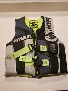 Hyperlite Jugend Schwimmweste 50-90 Lbs schwarz/gelb - Bild 1 von 13